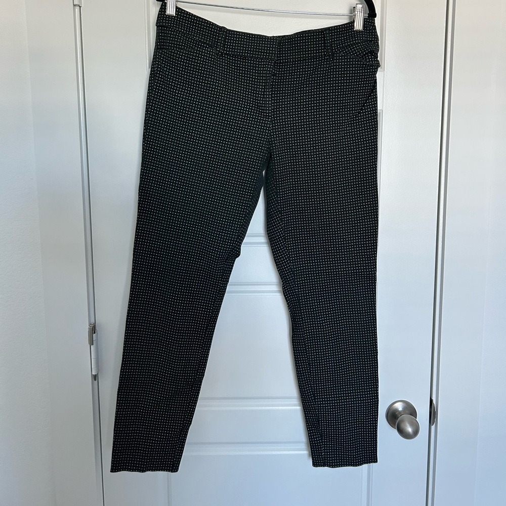New York & Company Black and White Polka Dot Pants